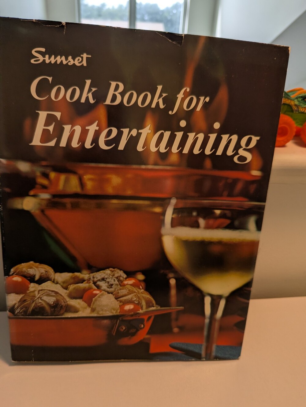 Sunset Cook Book for Entertaining Vintage Cookbook Party Menus Recipe